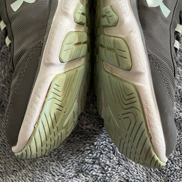 Size 10 Women's Under Armour Micro G Assert 7 Gray/Teal Pre-owned - Picture 5 of 12